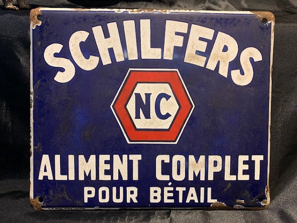 plaque émaillée